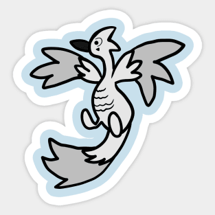 The Bird Flying Sticker